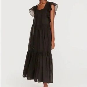 J.Crew Flutter-sleeve cover-up dress